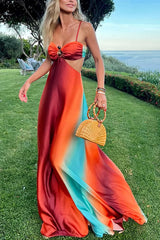 Vértice: Vestido largo Sunset