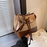 Bolsa de Hombro Tejida de Paja