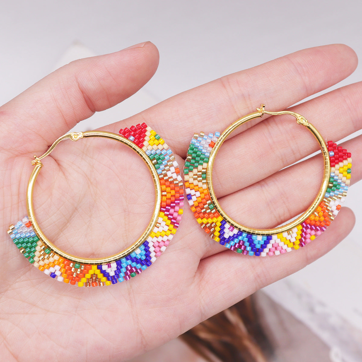 Arracadas de Aro "Summer Vibes" (Vibras de Verano) - Joyería de Tendencia