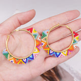 Arracadas de Aro "Summer Vibes" (Vibras de Verano) - Joyería de Tendencia