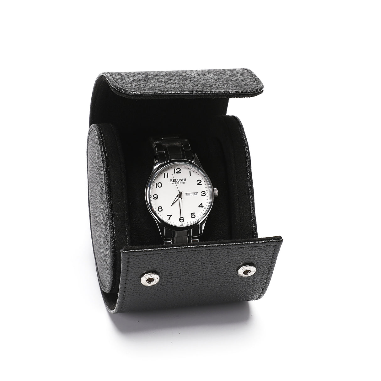 Funda de cuero con un compartimento