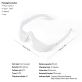 Masajeador de ojos con luz roja