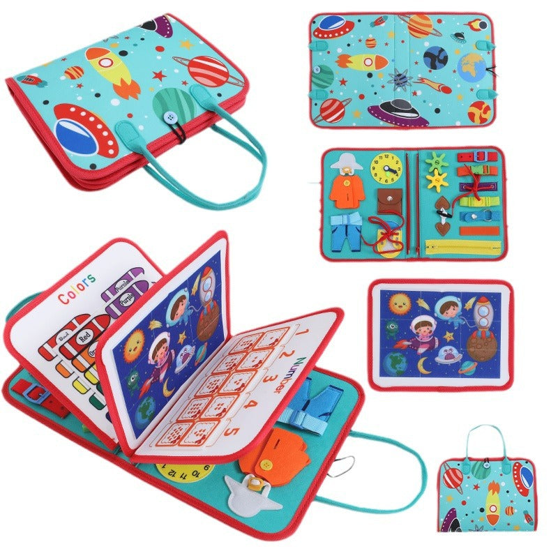 Tablero Montessori Espacial Portátil