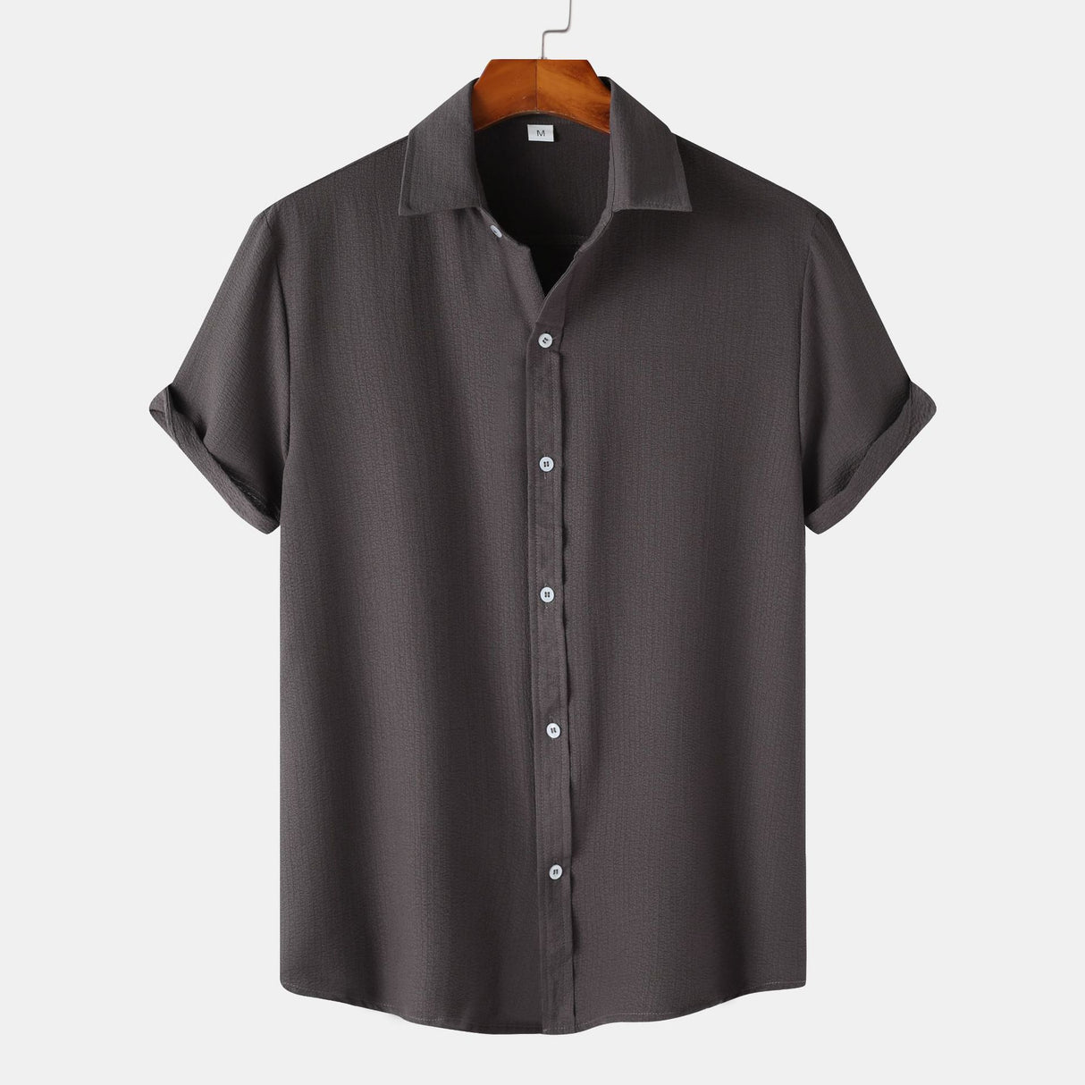 ROUT: Camisa Casual de Algodón Texturizado para Hombre