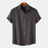 ROUT: Camisa Casual de Algodón Texturizado para Hombre