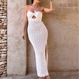 Vestido elegante y strapless