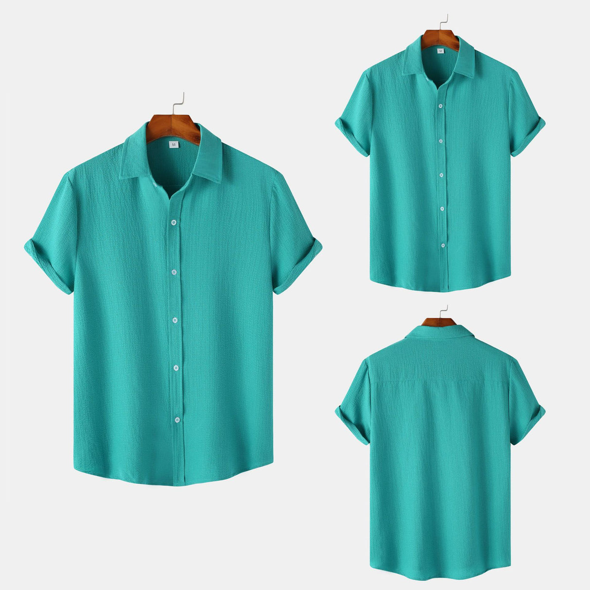 ROUT: Camisa Casual de Algodón Texturizado para Hombre