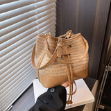 Bolsa de Hombro Tejida de Paja