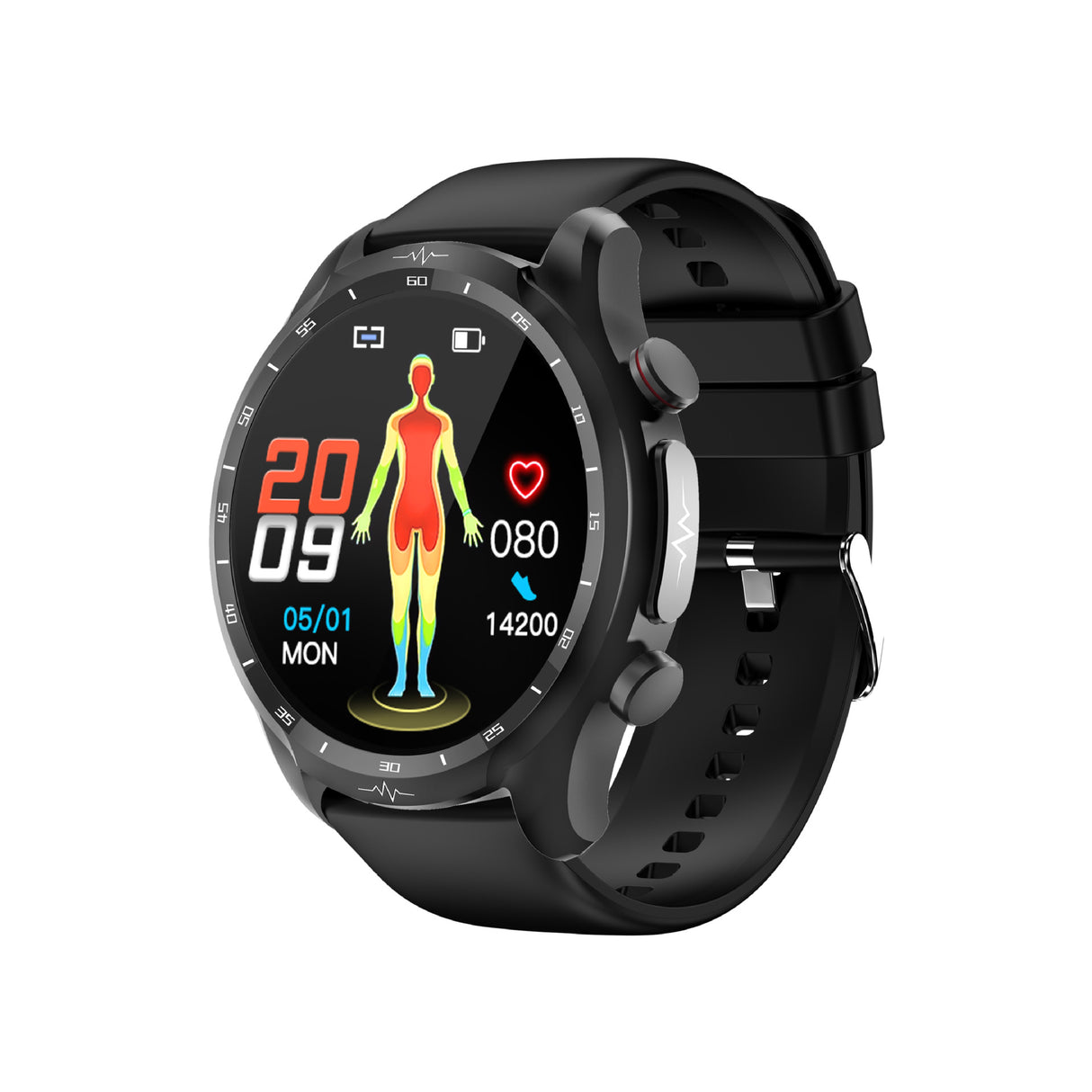 Smartwatch iDoctor V10 Pro – Monitor de Salud con ECG, Glucosa, Termómetro y Presión Arterial IP68