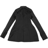 Ónix: Vestido elegante de manga larga