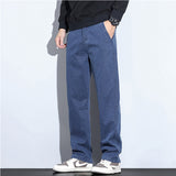 Vaqueros anchos con cintura elástica gruesa