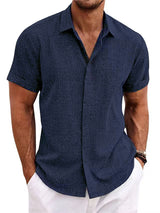 LUCA: Camisa de Lino de Alta Gama de la Colección Signature para Hombre