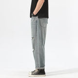 Vaqueros rotos para hombre ligeros de verano finos