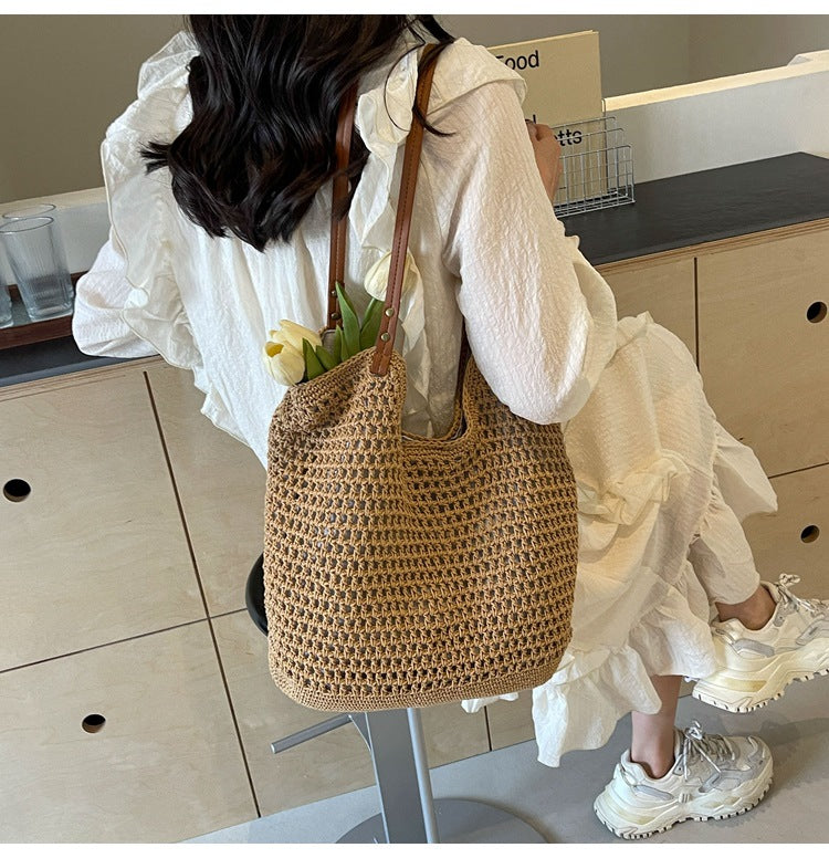 Bolsa Boho Vintage de Paja