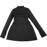 Ónix: Vestido elegante de manga larga