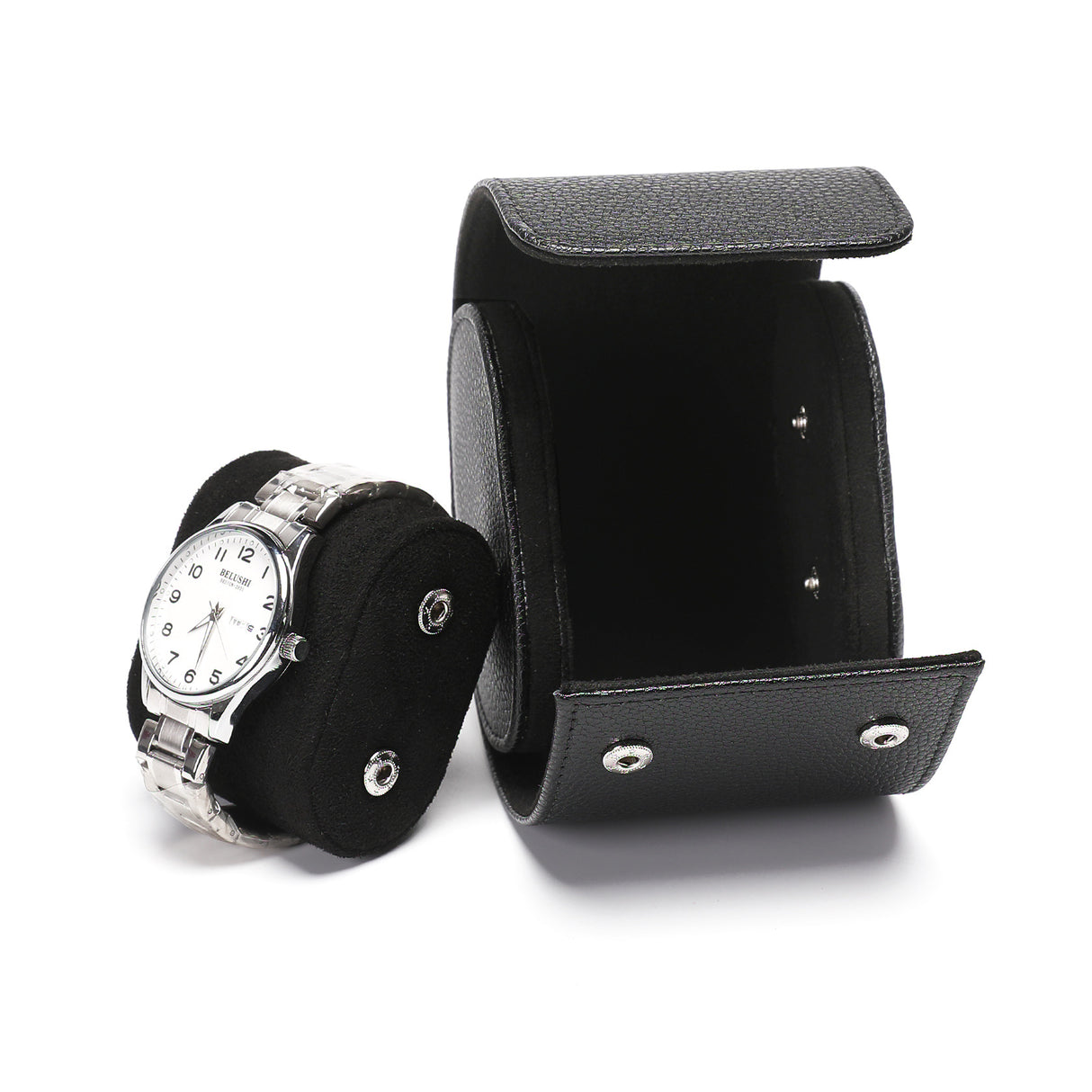 Funda de cuero con un compartimento