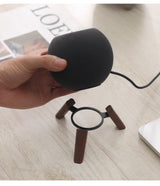 Soporte de madera para altavoz