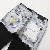 Jeans con estilo de manchas de pintura