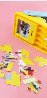 Perforadora de rompecabezas que ahorra mano de obra, perforadora en relieve, manual de bricolaje, variedad, perforadora de inteligencia para niños