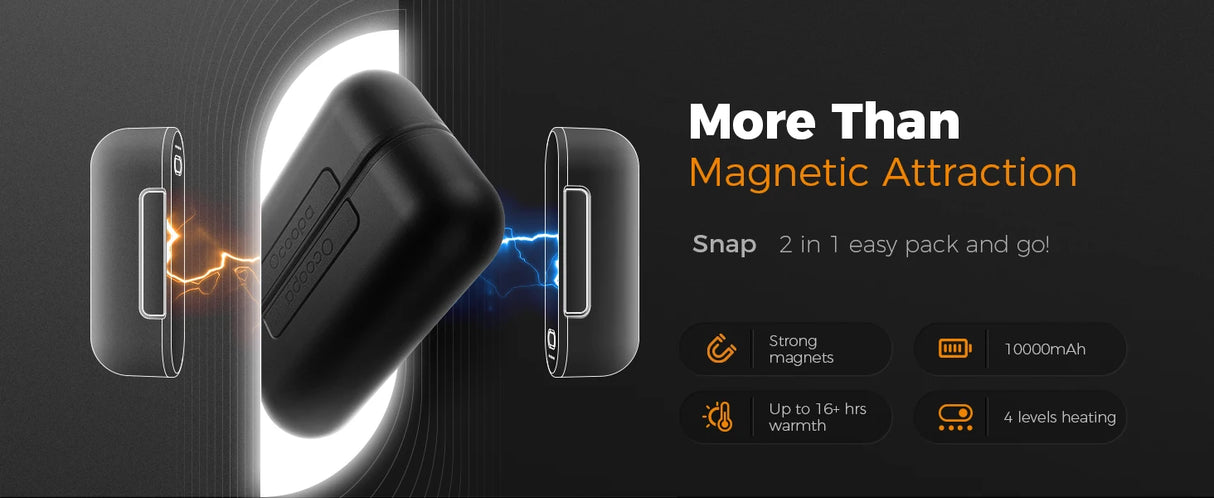 Calentador de manos 2 en 1 con power bank integrado