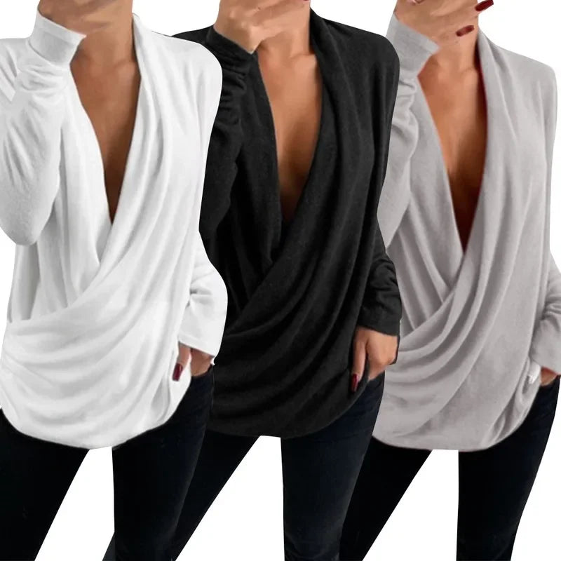 https://ae01.alicdn.com/kf/S677cd59864fc40b4823aeab69ac9d480p/Sexy-Casual-Loose-Deep-2023-Women-V-Neck-Long-Sleeve-Pleated-Wrap-Top-Shirt-Tunic-Autumn.jpg