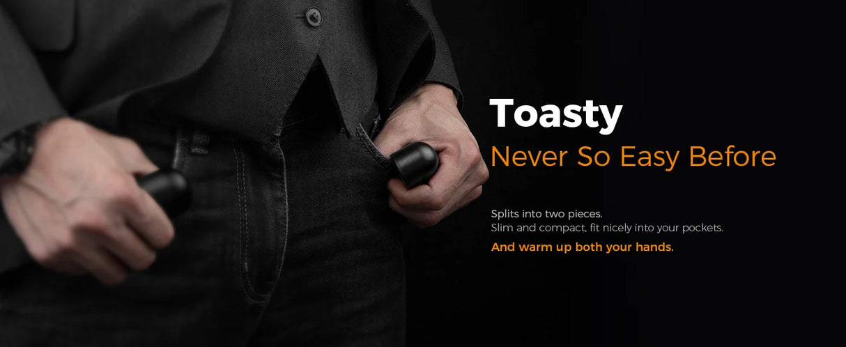 Calentador de manos 2 en 1 con power bank integrado