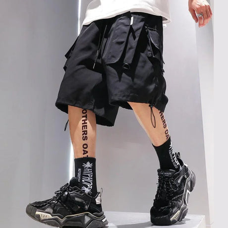 https://ae01.alicdn.com/kf/Sf5aa1c52bf5447e19411754140132322G/Summer-Shorts-Cargo-Pants-Men-Joggers-Black-Stylish-Pocket-Ribbons-Japanese-Fashion-Streetwear-Hip-Hop-Shorts.jpg
