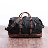 Odisea Rústica: Maleta de Viaje Duffel de Lona Encerada