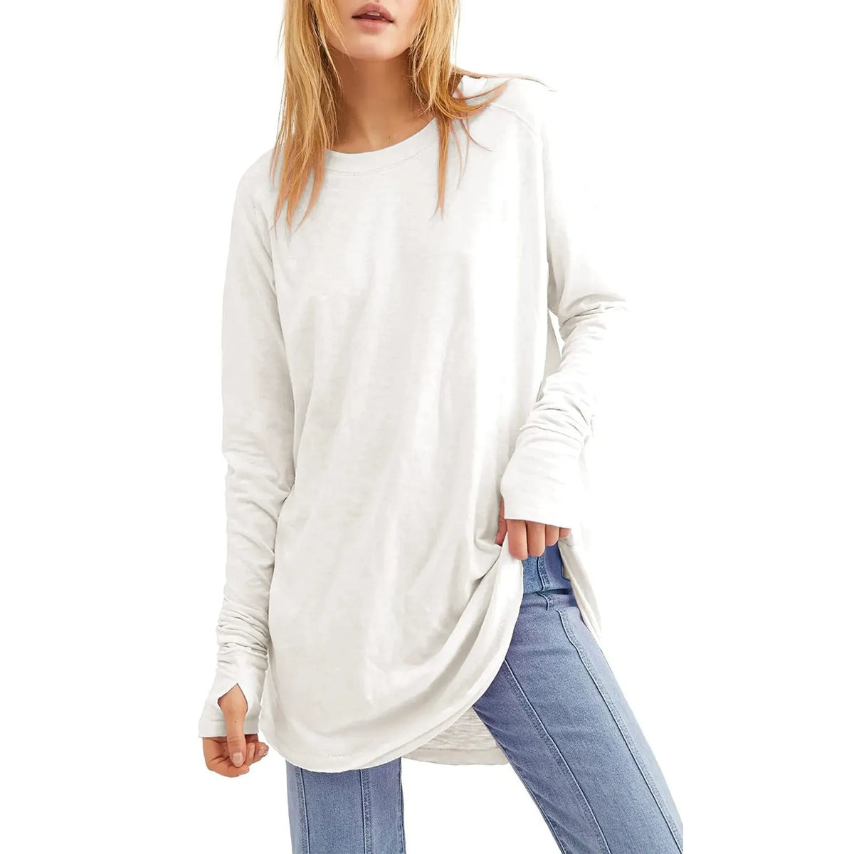 https://ae01.alicdn.com/kf/S4491b7852eb7431fa1c3488ba2be2fc98/Women-s-Solid-Round-Neck-Loose-Long-Sleeve-Medium-Length-Leaky-Thumb-T-shirt-Top.jpg