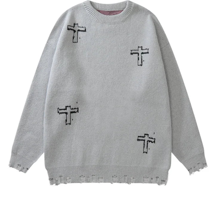 https://ae01.alicdn.com/kf/S5b1b05ba03464f9fa1fc58655f1eab3eK/Y2K-Grunge-Vintage-Sweaters-Streetwear-Hip-Hop-Ripped-Hole-Knitted-Cross-Punk-Gothic-Jumpers-Fashion-Harajuku.jpg