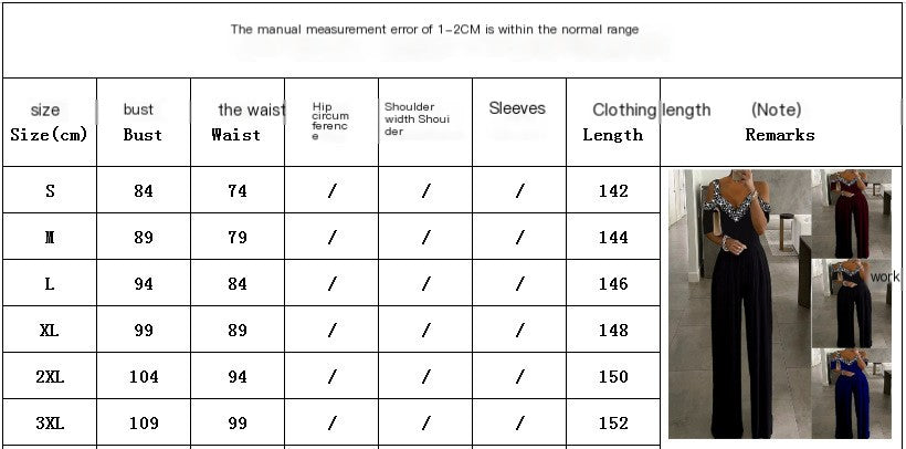 Mono de lentejuelas con hombros descubiertos para mujer