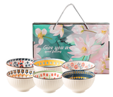 Vajilla colorida cerámica