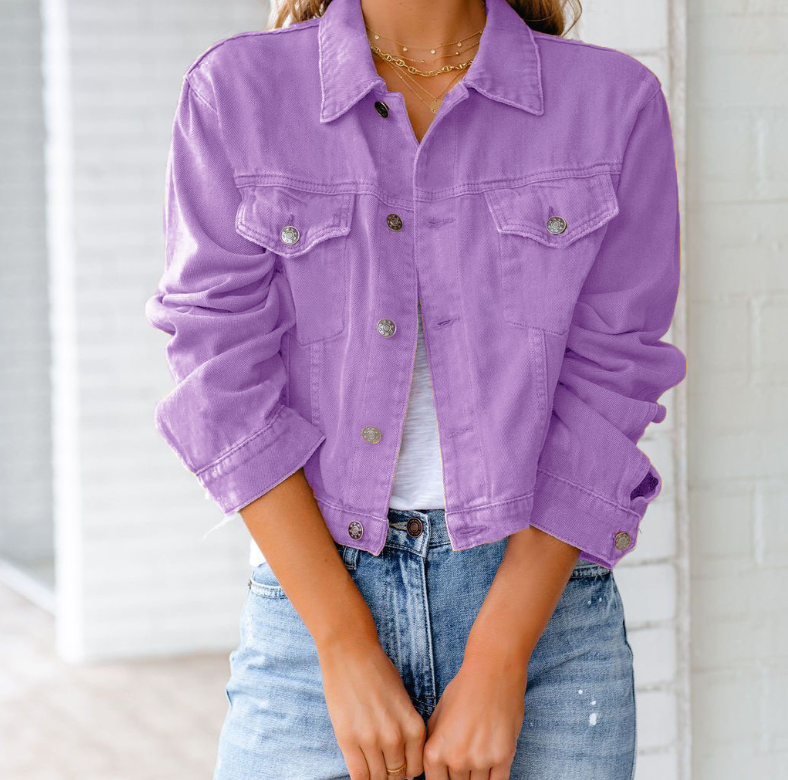 Chaqueta vaquera lisa