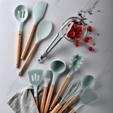 Set de Utensilios de Cocina de Silicona