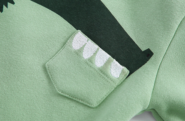 Mameluco de niño manga larga con diseño de caricatura