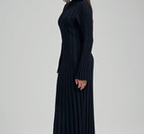Vento: Vestido de punto con cintura informal y cuello redondo