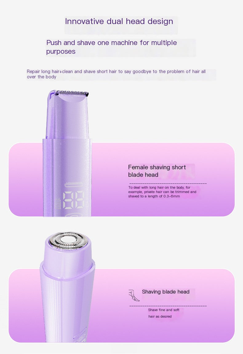 Rasuradora doble cabeza para mujer