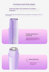 Rasuradora doble cabeza para mujer