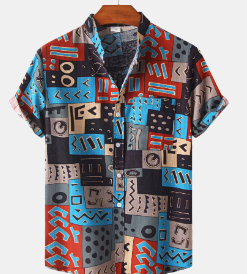 Camiseta informal balinesa para hombre