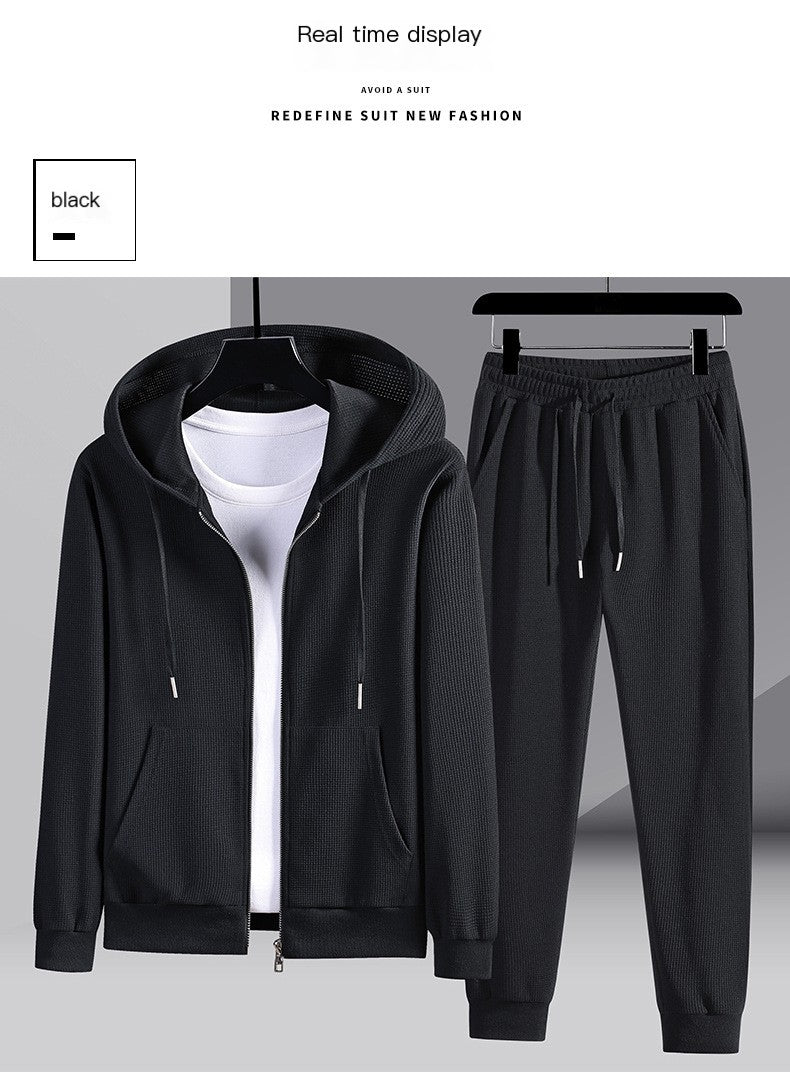 Set Cómodo Tejido Estilo Waffle