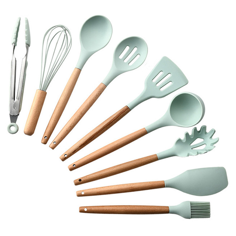 Set de Utensilios de Cocina de Silicona