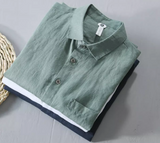 APOLLO: Camisa de Lino de Silueta Contemporánea para Hombre