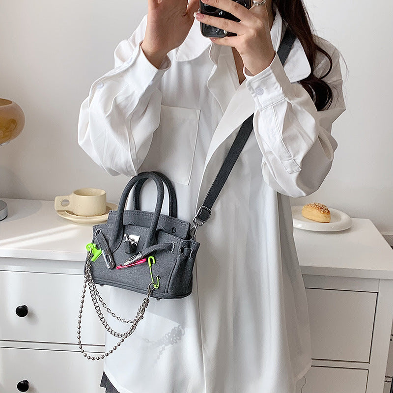 VÉRENA: Bolso Denim Premium