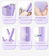 Rasuradora doble cabeza para mujer