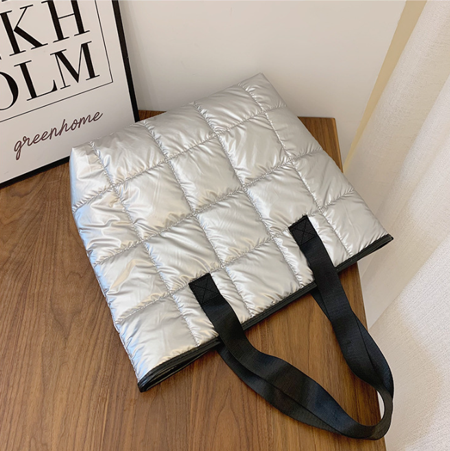 Bolsa acolchada lila