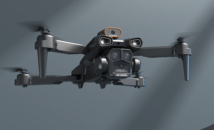Drone Lanus 4K con triple cámara para principiantes
