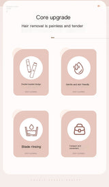 Depiladora eléctrica 2 en 1 – afeitadora y epiladora