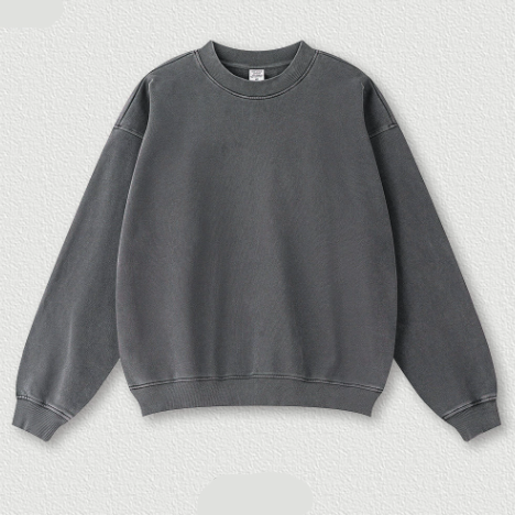 RETRO: Sudadera de Algodón Puro de Estética Vintage para Hombre
