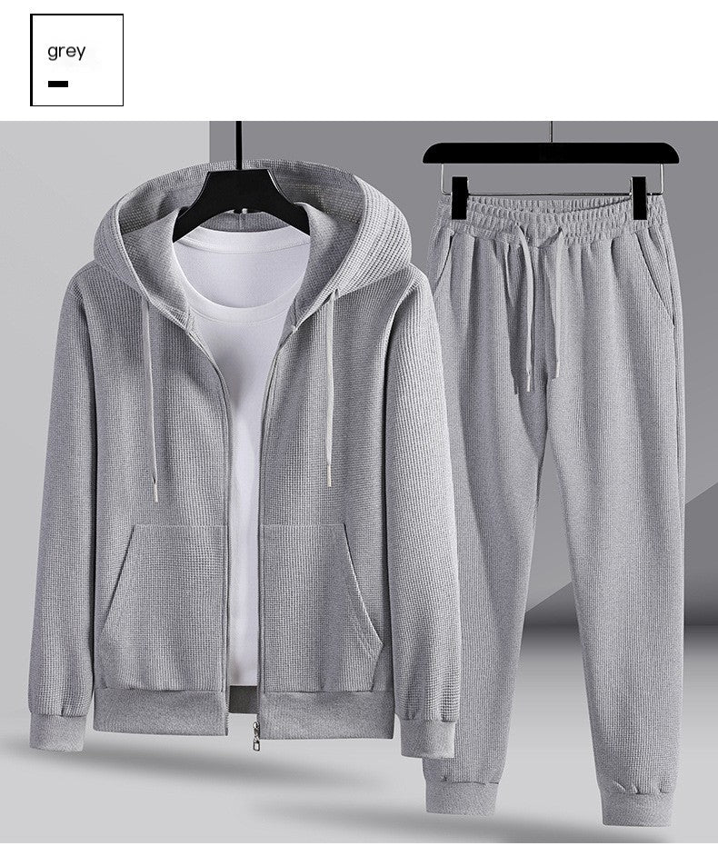 Set Cómodo Tejido Estilo Waffle