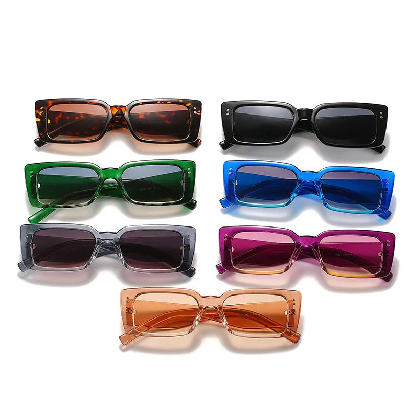 Lentes de sol cuadrados coloridos